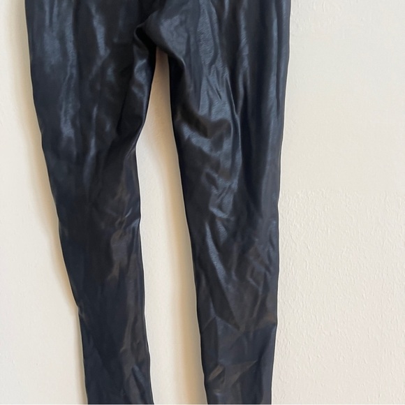 SPANX Faux Leather Leggings in Black - Picture 7 of 9